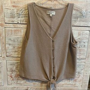 Madewell tie tank top